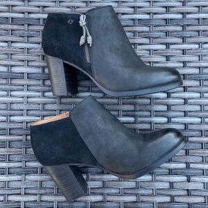 SPERRY TOP-SIDER Womens Dasher Lille Leather Ankle Booties